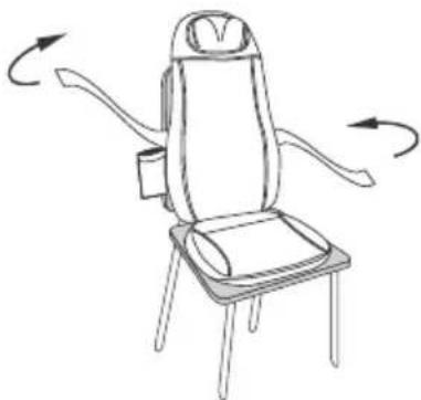 SOEHNLE Chill & Go Plus - Fissaggio del coprisedile massaggiante - 1