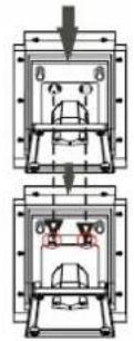 Sunstech LCXUM500iPod - Schema di montaggio dell'unità e dell'altoparlante - 1