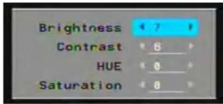 SEG VP118 - Video Setting (Impostazione video) - 1