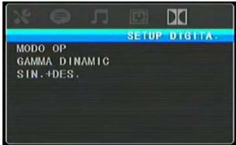 SEG VP118 - 5) DIGITAL SETUP [CONFIGURAZIONE DIGITALE] - 1