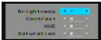 SEG VP118 - Video Setting (Réglage video) - 1