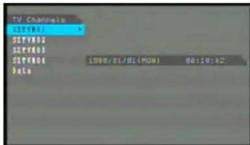 SEG VP118 - Guida elettronica ai programmi (EPG) - 1