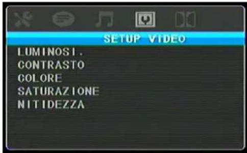 SEG VP118 - 4)VIDEO SETUP [CONFIGURAIZIONEVIDEO] - 1