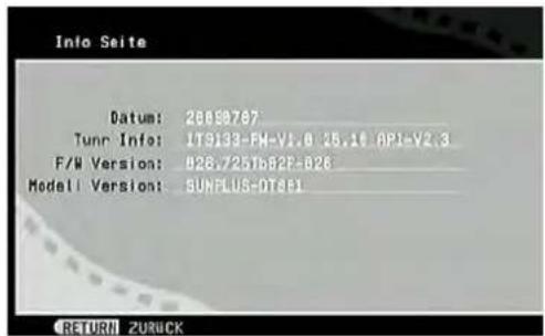 SEG VP118 - System Info - 1