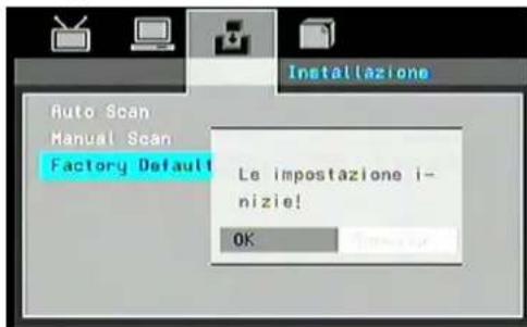 SEG VP118 - Default Setup (Configurazione predefinita) - 1