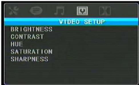 SEG VP118 - 4]VIDEO SETUP - 1