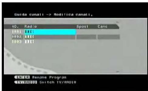 SEG VP118 - Channels Edit (Modifica canali) - 1