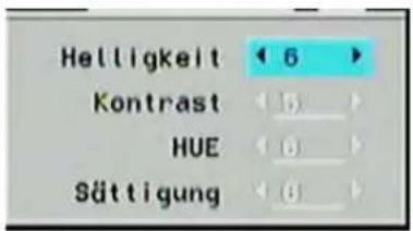 SEG VP118 - Video Setting (Bildeinstellungen) - 1