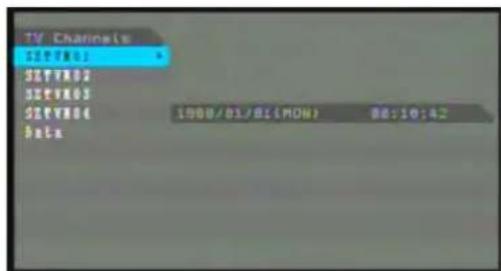 SEG VP118 - Electronic programs guide (EPG) - 1