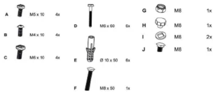 Cabstone TV EasyScope M - Lieferumfang: - 1
