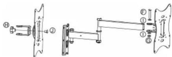 Cabstone TV EasyScope M - Etapa 2 Instalação do televisor: - 3
