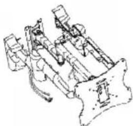 Cabstone TV EasyScope M - Disposicao dos cabos: - 2