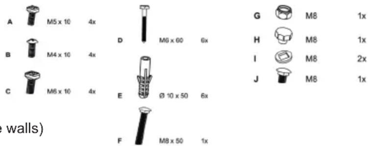 Cabstone TV EasyScope M - Parts Package: - 1