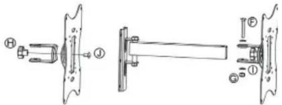Cabstone TV EasyScope Multi - Schritt 2 Bildschirmontage: - 2