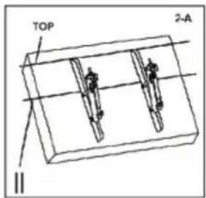 Cabstone TV EasyFlex XL - Steg 2 Montera skärmhållaren på baksidan av skärmen: - 1