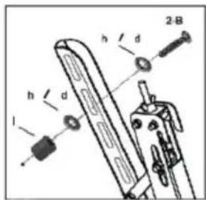 Cabstone TV EasyFlex XL - Steg 2 Montera skärmhållaren på baksidan av skärmen: - 2