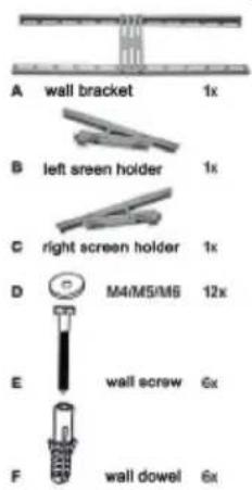 Cabstone TV EasyFlex XL - Parts Package: - 1