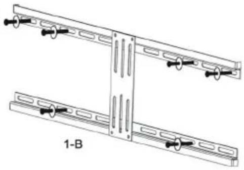 Cabstone TV EasyFlex XL - Steg 1 Vägginstallation: - 1