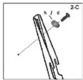 Cabstone TV EasyFix L - Steg 2 Montera skärmhällaren på baksidan av skärmen: - 3