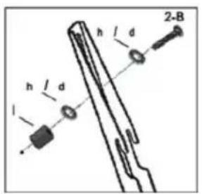 Cabstone TV EasyFix L - Steg 2 Montera skärmhällaren på baksidan av skärmen: - 2