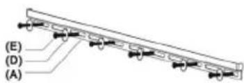 Cabstone TV EasyFix L - Passo 1 Installazione a parete: - 1