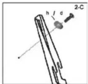 Cabstone TV EasyFix XL - Steg 2 Montera skärmhällaren på baksidan av skärmen: - 3