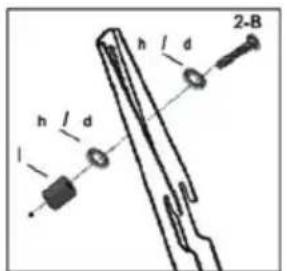 Cabstone TV EasyFix XL - Steg 2 Montera skärmhällaren på baksidan av skärmen: - 2