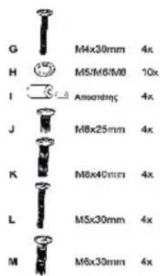 Cabstone TV EasyFix XL - Περιεχόμενα συσκευασίας: - 2