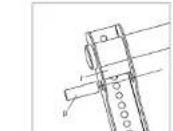 Cabstone TV EasyScope L - Schritt 2 Montage der Bildschirmhalterung: - 3