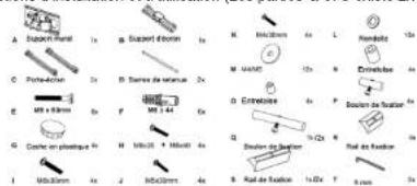 Cabstone TV EasyScope L - Éléments contenus dans le paquet: - 1
