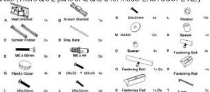 Cabstone TV EasyScope XL - Parts Package: - 1