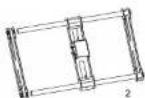 Cabstone TV EasyScope XL - Step 2 Installation of Screen Bracket: - 2