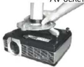 Cabstone BeamerFlex 51945 - b) Εγκατάσταση του στηρίγματος οροφής: - 5