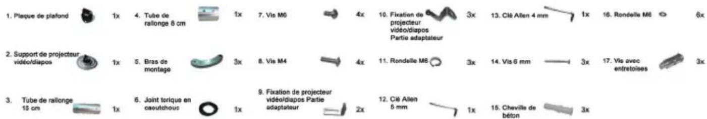 Cabstone BeamerFlex 51945 - Éléments contenus dans le paquet: 1x Notice de l'utilisateur - 1