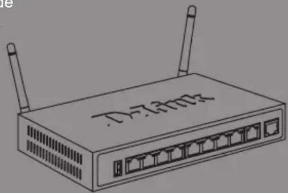 D-LINK DSR250N - Guia de Instalação Rápida Roteador de Serviços Wireless - 1