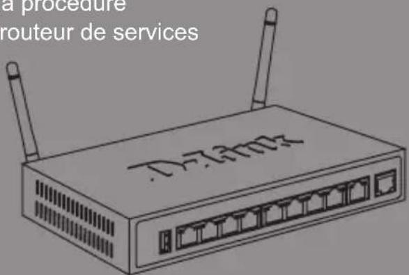 D-LINK DSR250N - Guide d'installation rapide Routeur de services sans fil - 1