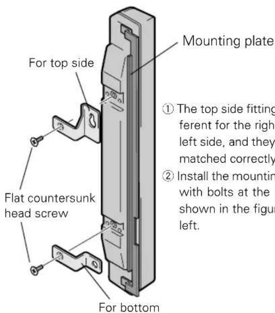 PIONEER PDPS09LR - Attach the mounting fittings to the speakers. - 1