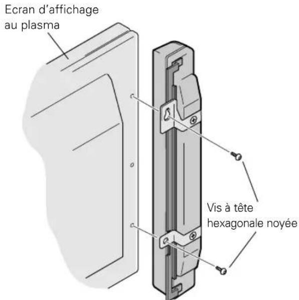 PIONEER PDPS09LR - Fixez les haut-parleurs à l'écran. - 2