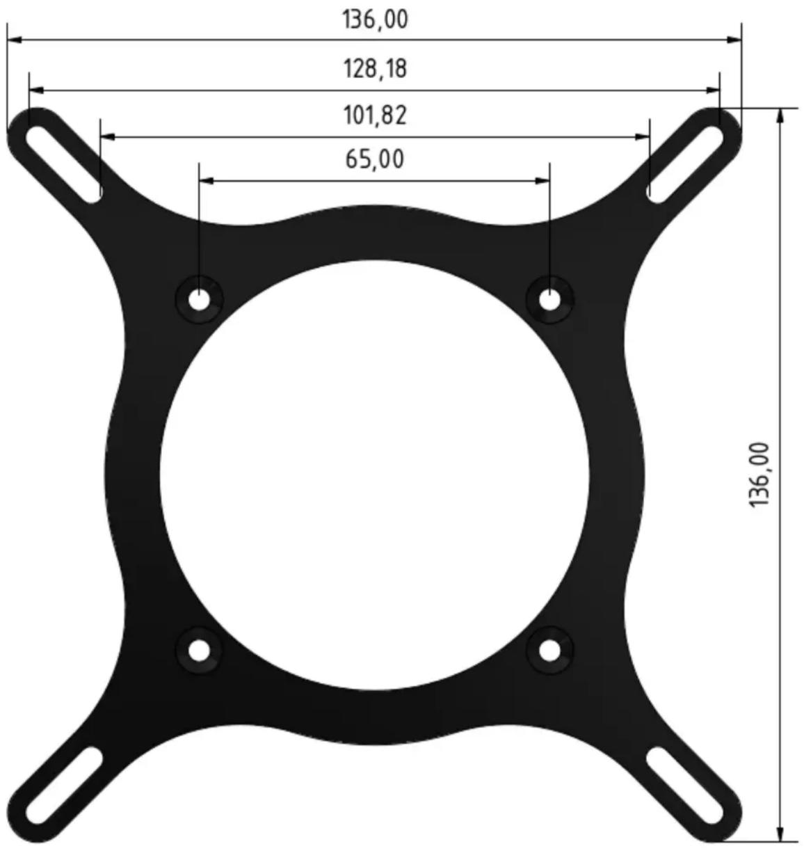 Alphacool VPP655 - Plaque de montage : - 2