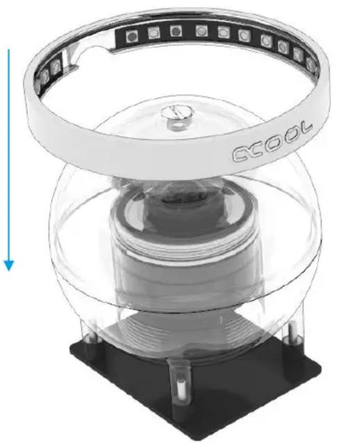 Alphacool VPP655 - PLACER BAGUE LED - 1