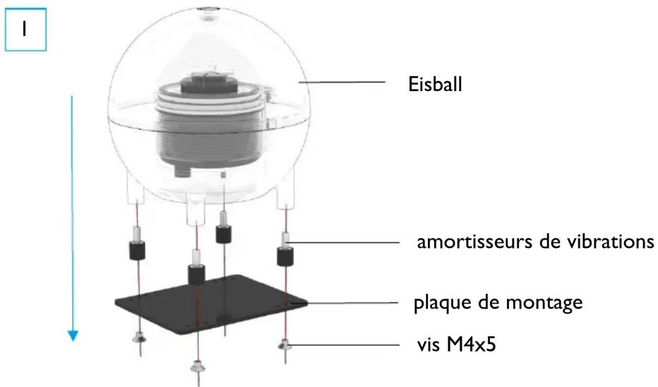 Alphacool VPP655 - Montage avec plaque de montage: - 1
