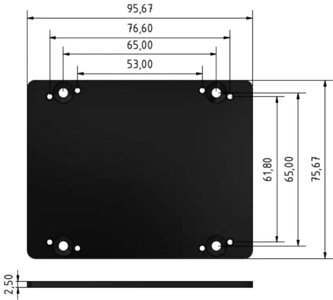Alphacool VPP655 - Plaque de montage : - 1