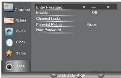 HAIER LE29C810 - LOCK MENU - 1