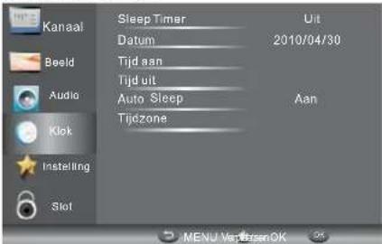 HAIER LE29C810 - CLOCK MENU - 1