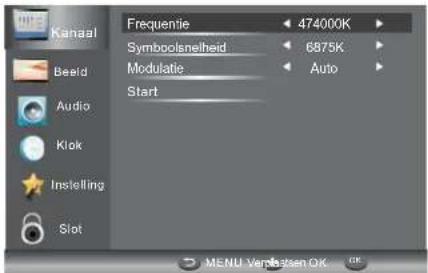 HAIER LE29C810 - 2.2) DTV handmatig afstemmen (DVB-C) - 1