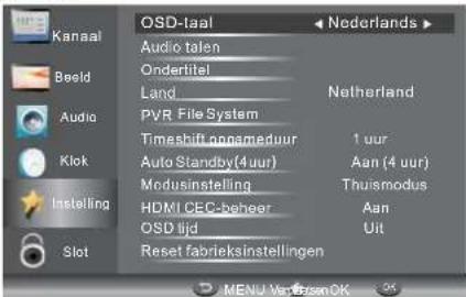 HAIER LE29C810 - SETUP MENU - 1