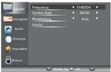 HAIER LE29C810 - 2.2) Sintonizzazione manuale DTV (DVB-C) - 1