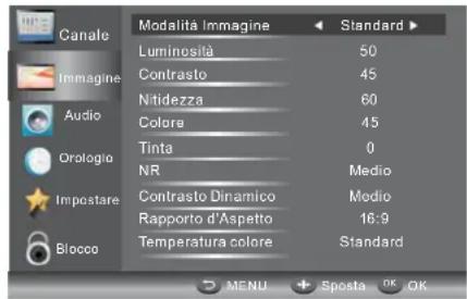 HAIER LE29C810 - MENU IMMAGINI - 1