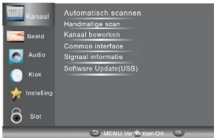 HAIER LE29C810 - 1.1) Automatisch afstemmen (DVB-T) - 1
