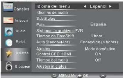 HAIER LE29C810 - 5.MENÚ DE SETUP - 1